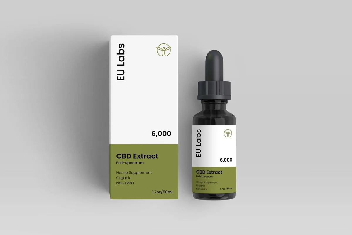 Amber dropper bottle of full-spectrum CBD oil, 6000mg — CBD Oil Gold Coast